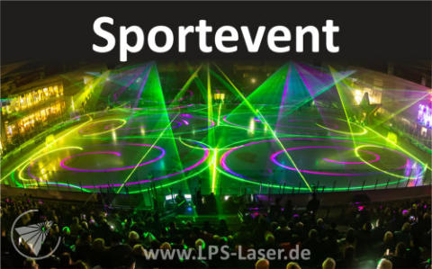 Lasershow Showlaser Sportevent