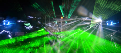 Lasershow Electric Love Festival Salzburg Oesterreich