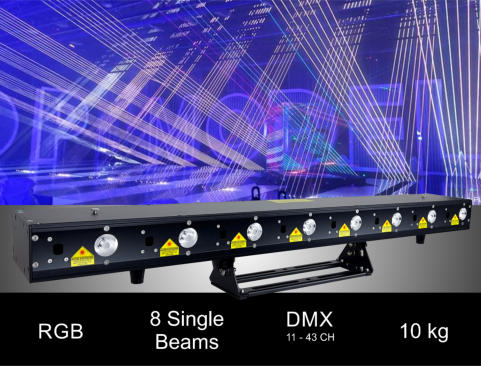 LPS Laser Array Beam Bar RGB LABB
