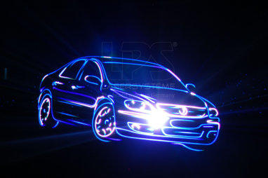 3D Lasershow und Grafik