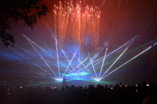 Lasershow Gartenschau Bad Herrenalb