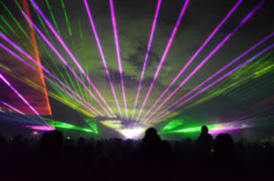 Lasershow Landesgartenschau Nagold