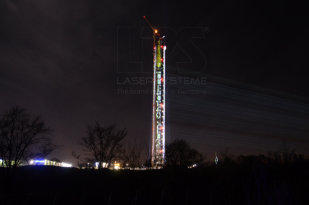 Laserkerze Thyssenkrupp Turm Rottweil