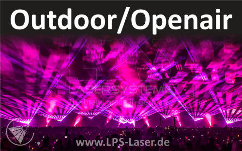 Lasershow Showlaser Outdoor Openair