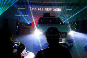Lasershow Volvo XC90 Sued Afrika
