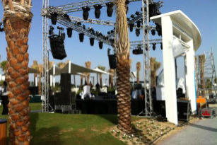Lasershows Rixos Hotel Dubai VAE