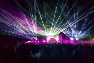 Lasershows Stark im Park Festival Saalhausen
