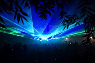 Lasershows Volksfest Ulm
