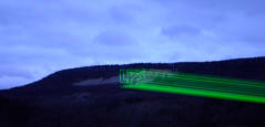 Laserprojektionen mit LPS-BaX RGB Showlaser