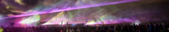Openair Lasershow Laserprojektoren